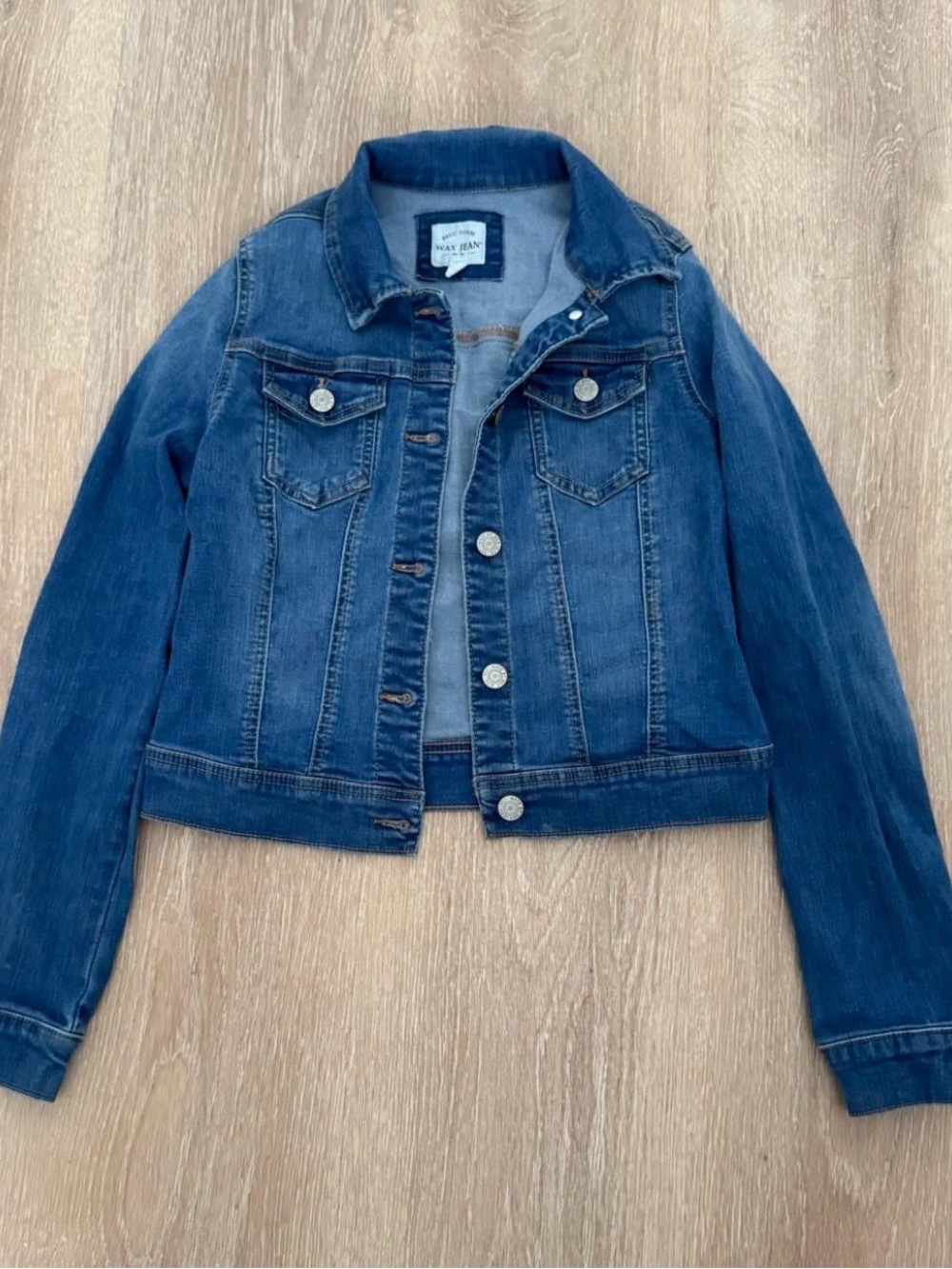 Wax Jean Girls Dark Blue Denim Jacket